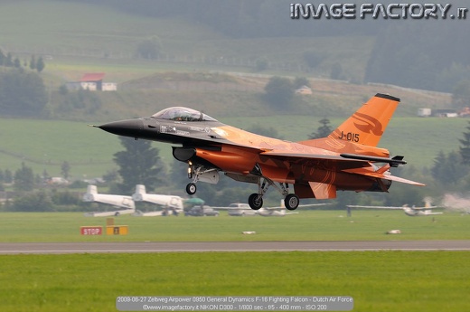 2009-06-27 Zeltweg Airpower 0950 General Dynamics F-16 Fighting Falcon - Dutch Air Force